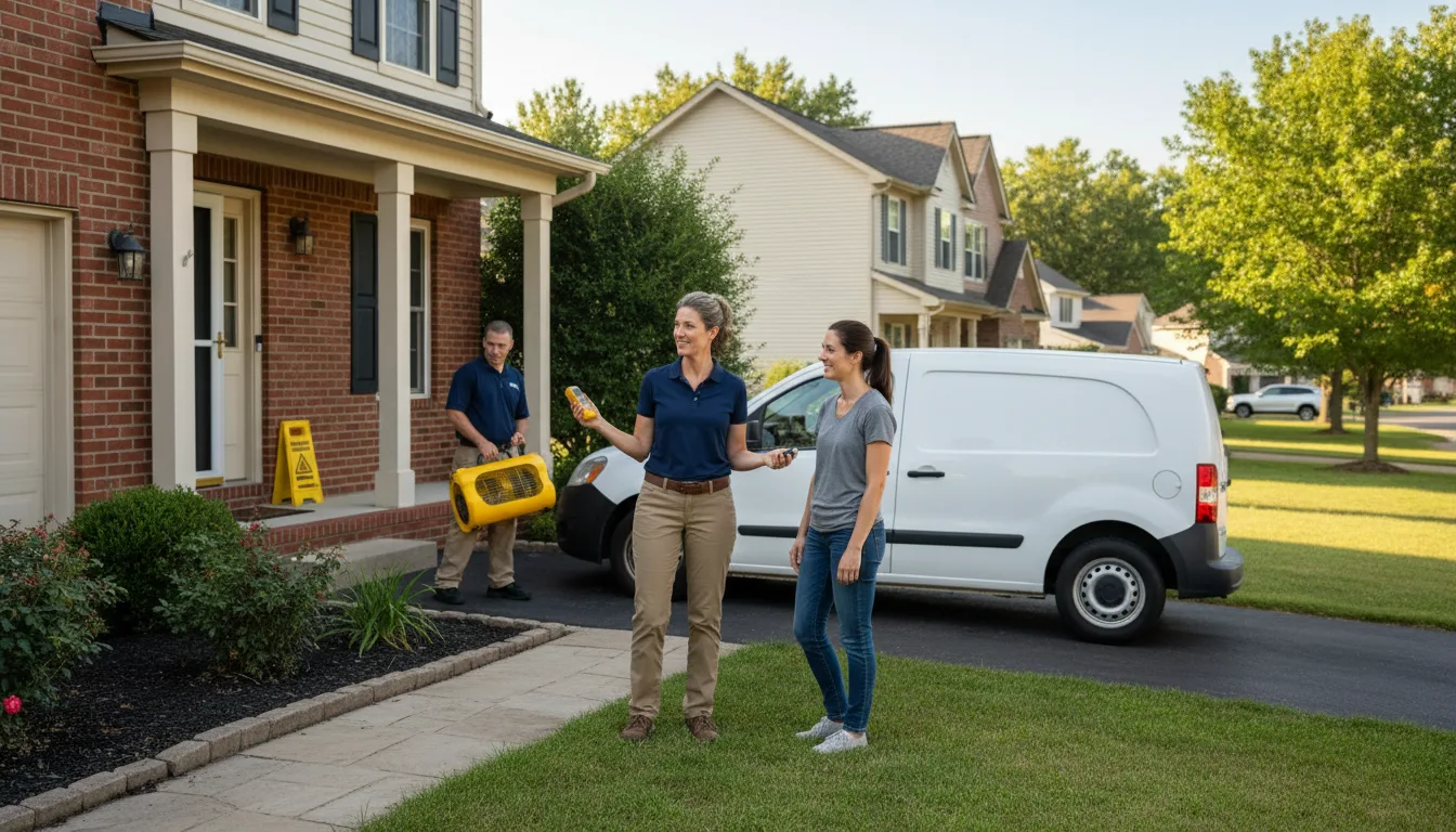 Residential water damage restoration in Ketchum, ID